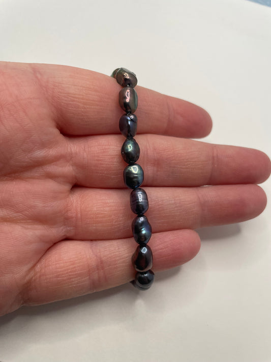 Bracelet Perles Noires