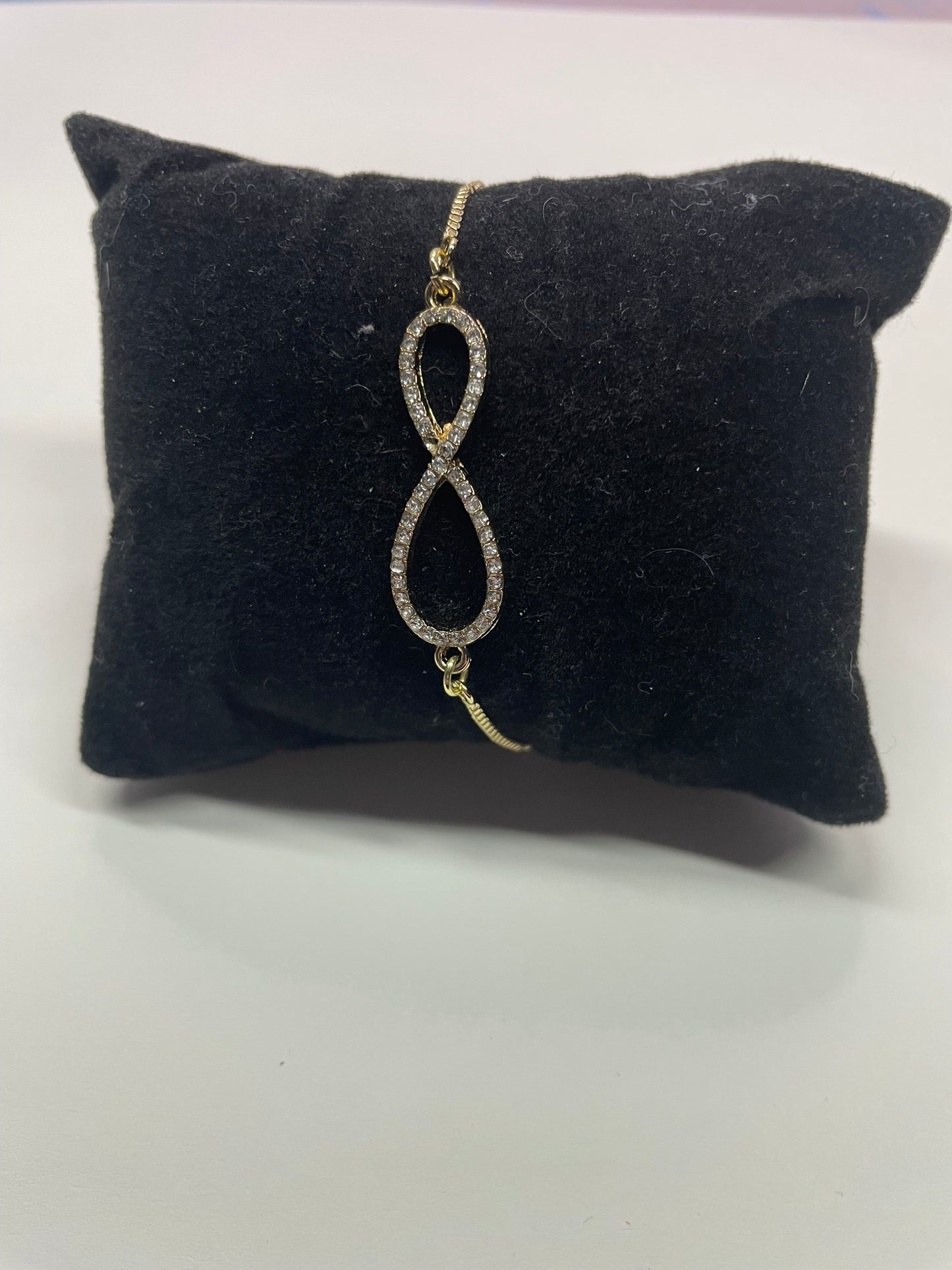 Gold infinity adjustable Bracelet- Stainless Steel