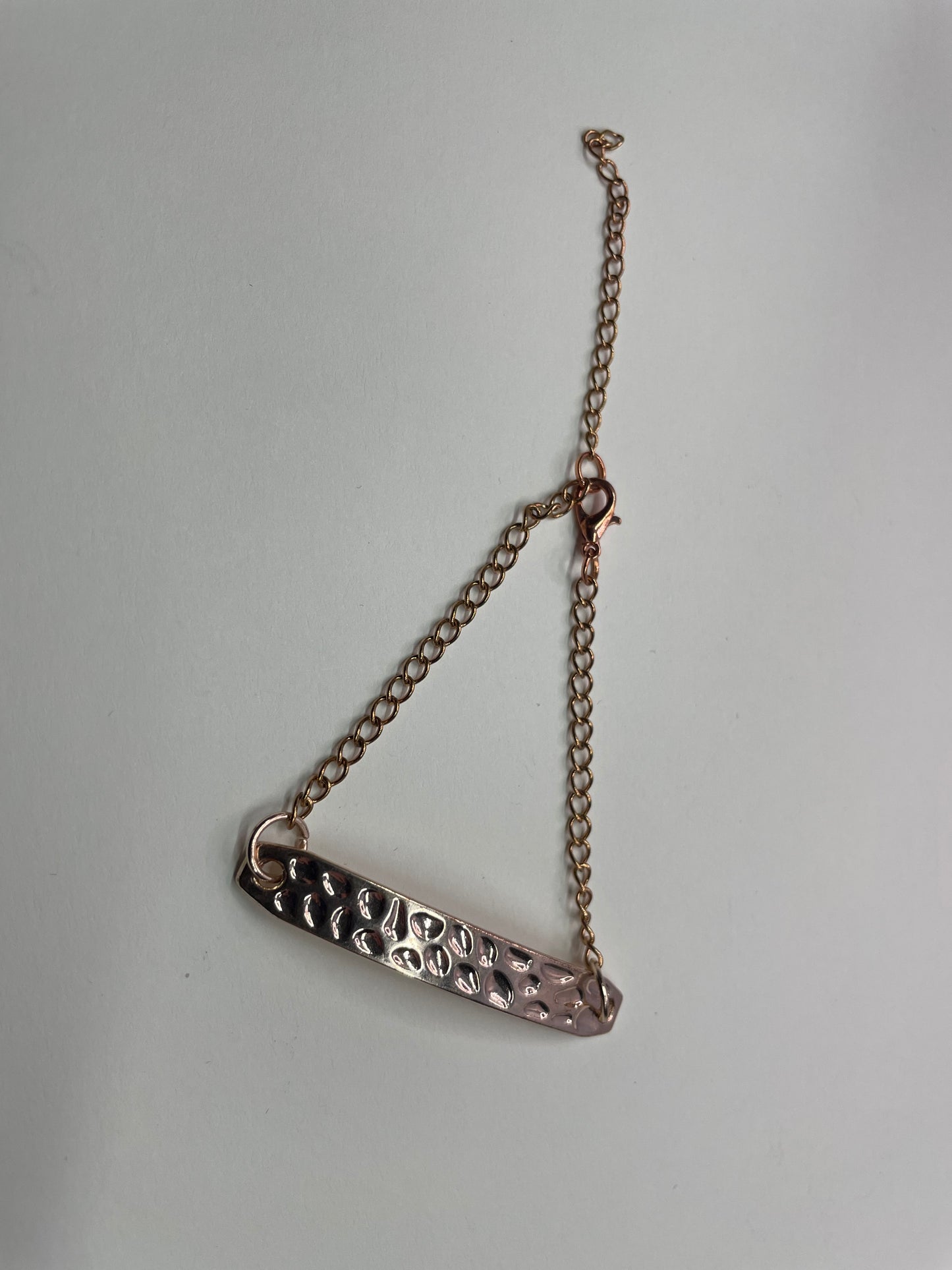 Bracelet barre or rose - Acier Inoxydable