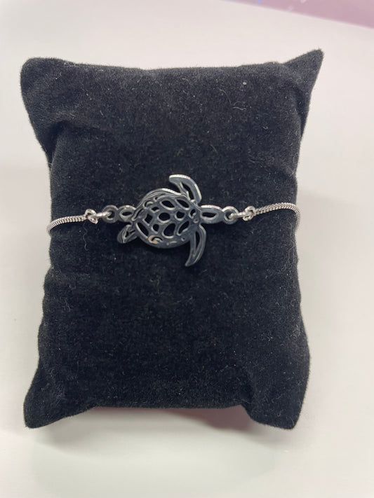 Bracelet Ajustable Tortue-Acier Inoxydable