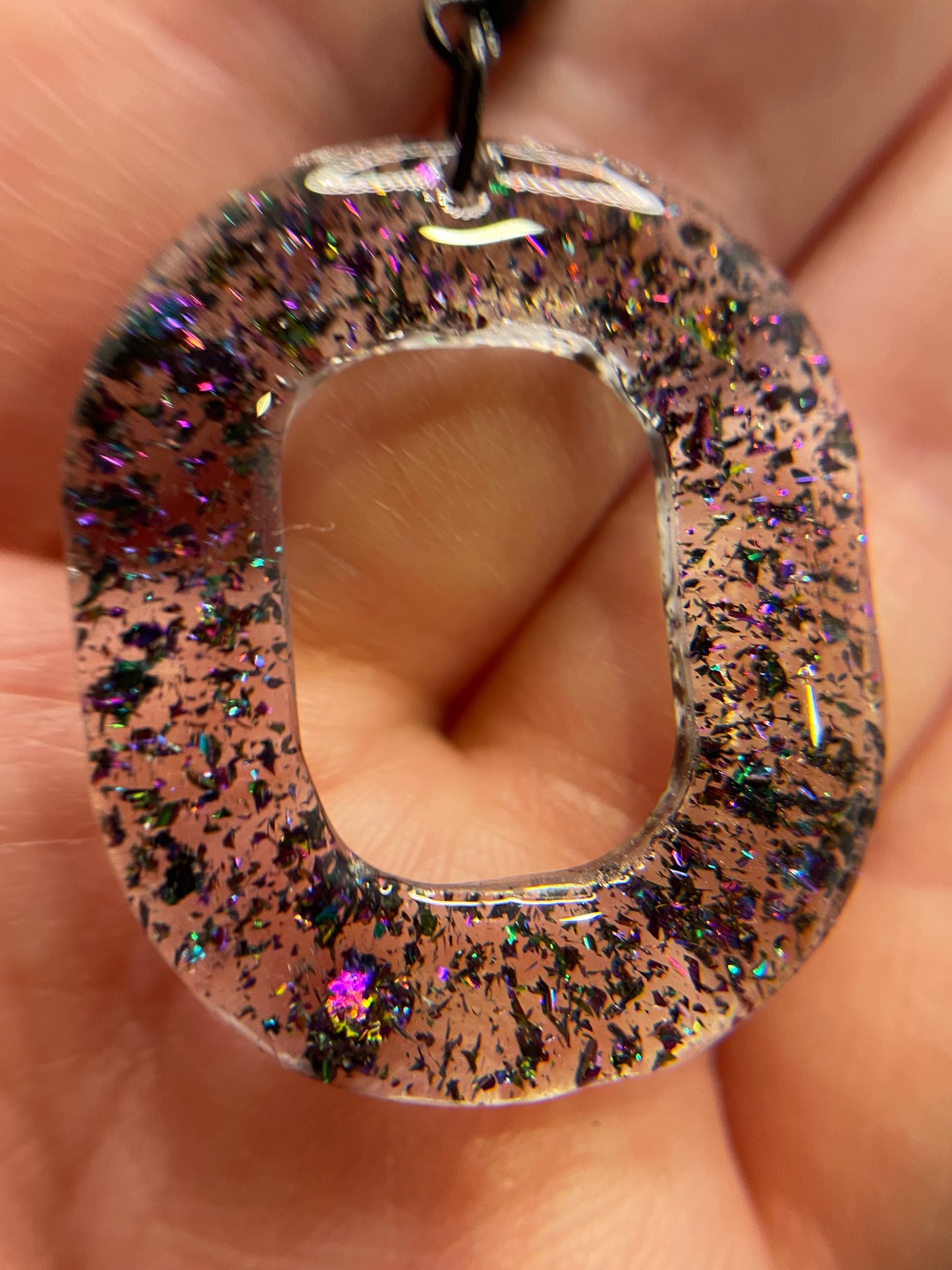 Boucles d'oreilles ovales Funky Foil 