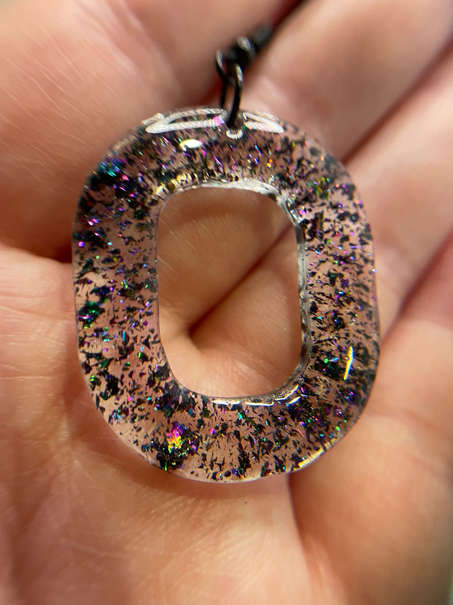 Boucles d'oreilles ovales Funky Foil 