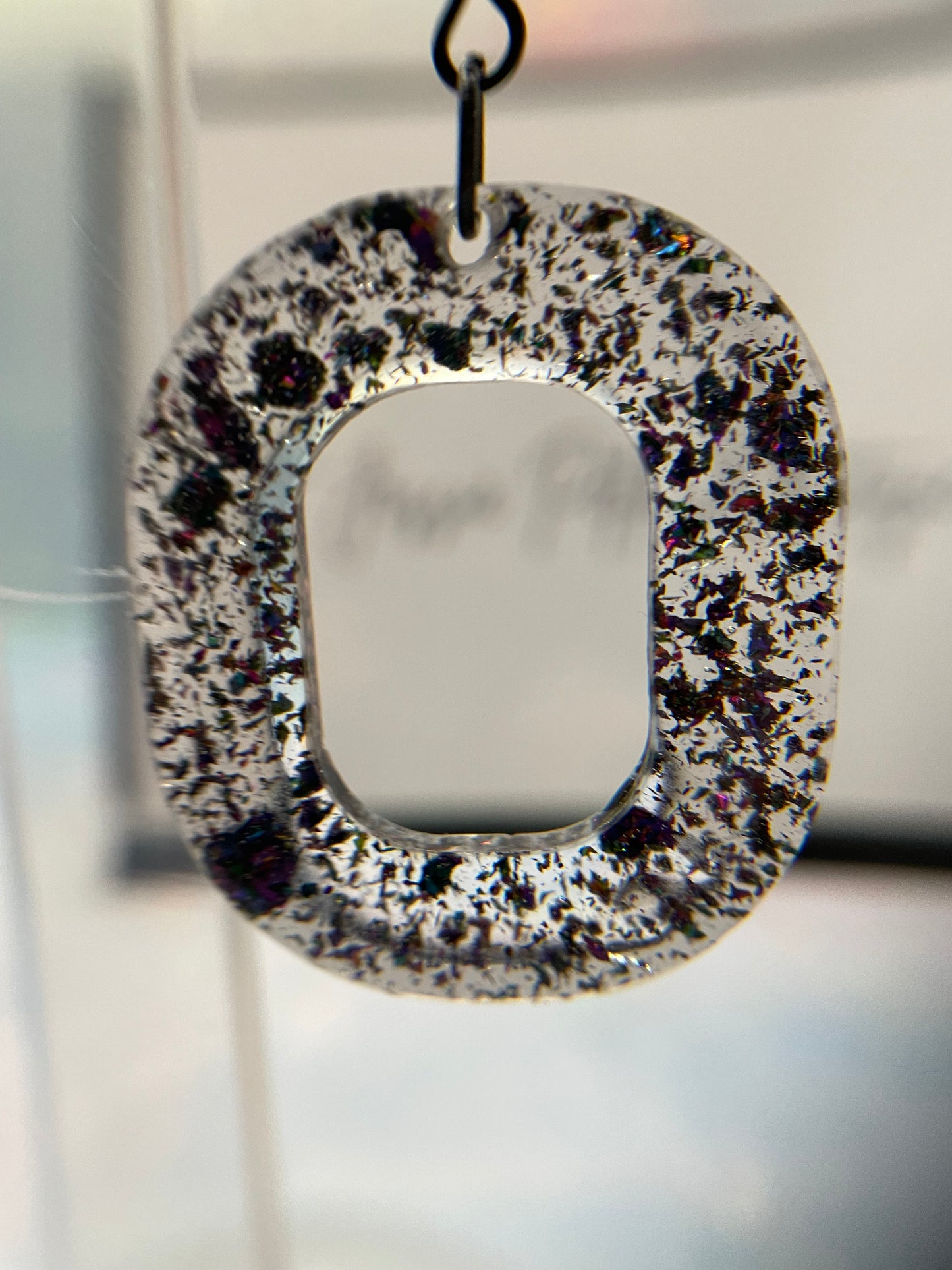 Boucles d'oreilles ovales Funky Foil 