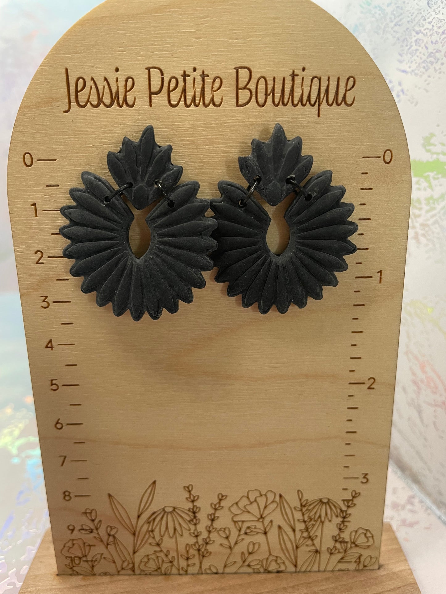 Ensemble Josée Argile Noir-Sans Nickel+Acier Inoxydable