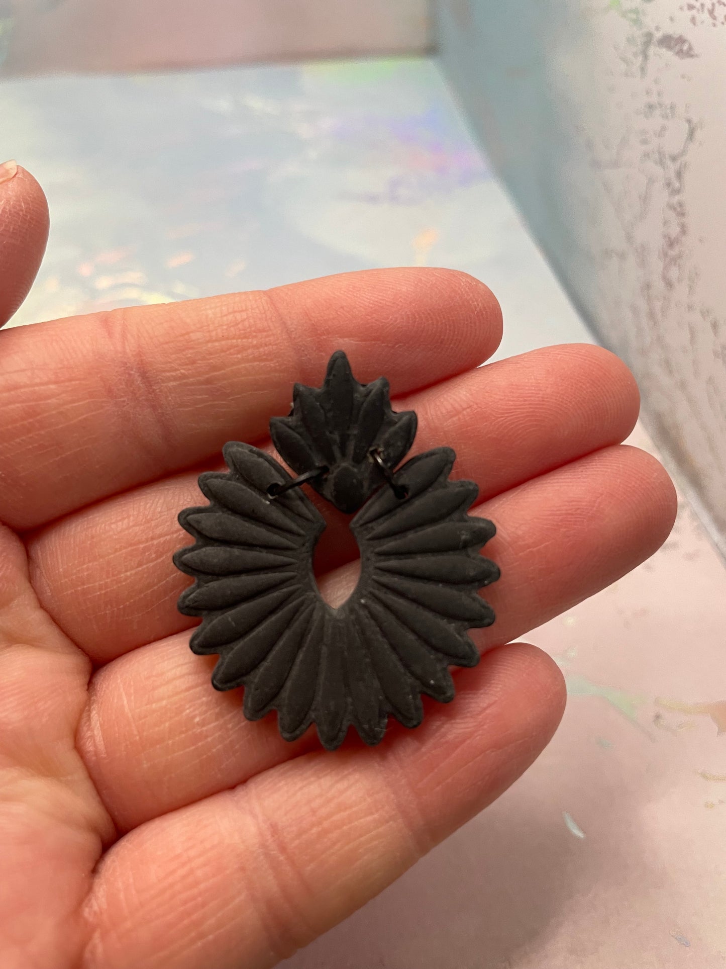 Ensemble Josée Argile Noir-Sans Nickel+Acier Inoxydable