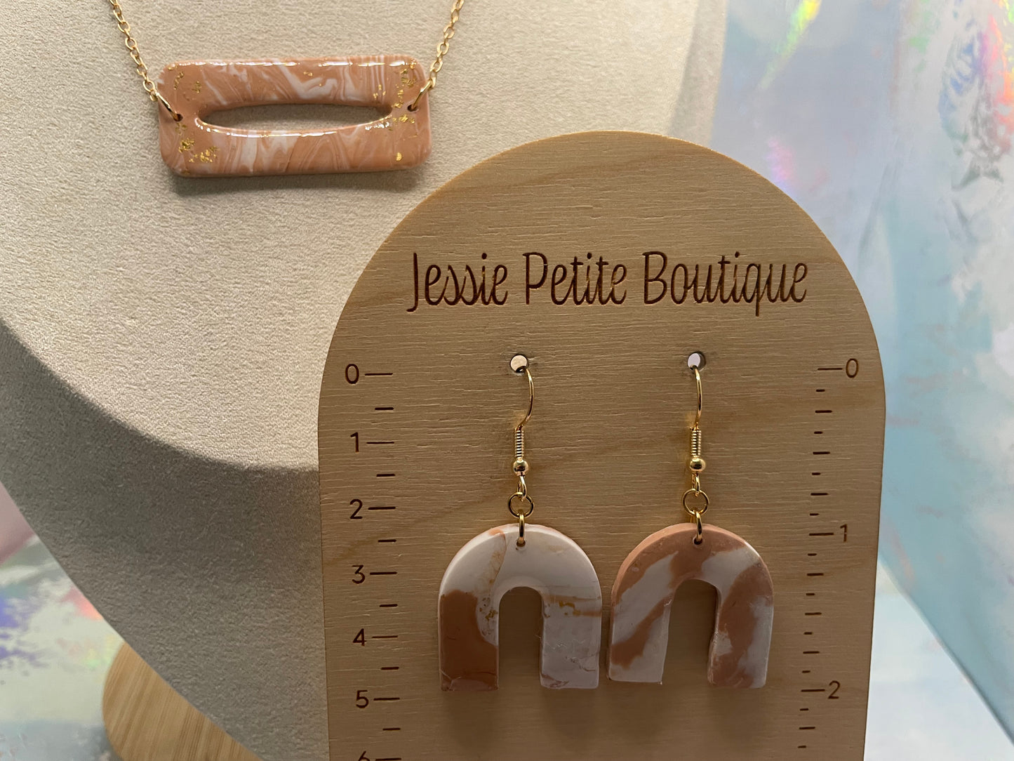 Ensemble argile Blanche et Beige-Sans Nickel