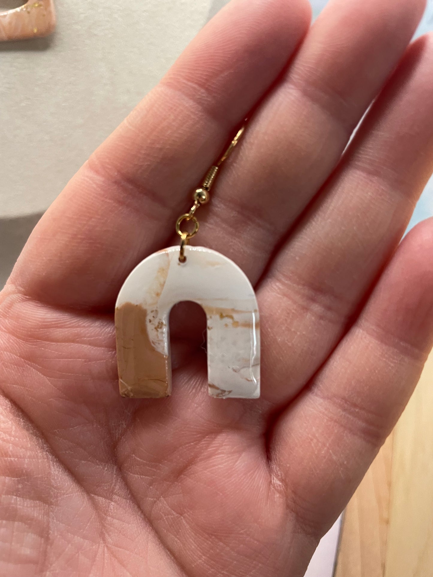 Ensemble argile Blanche et Beige-Sans Nickel