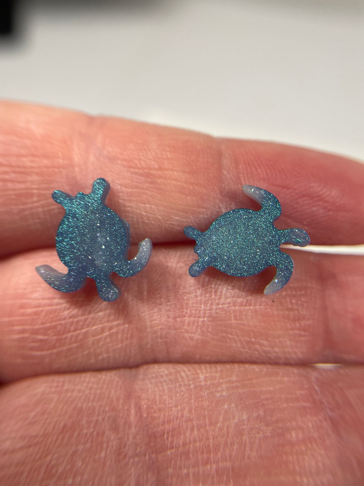 boutons d’oreille tortue-Sans Nickel