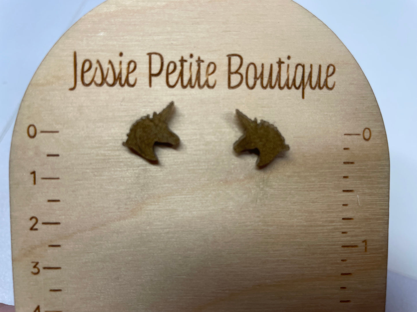 Unicorn Stud Earrings-Nickel Free