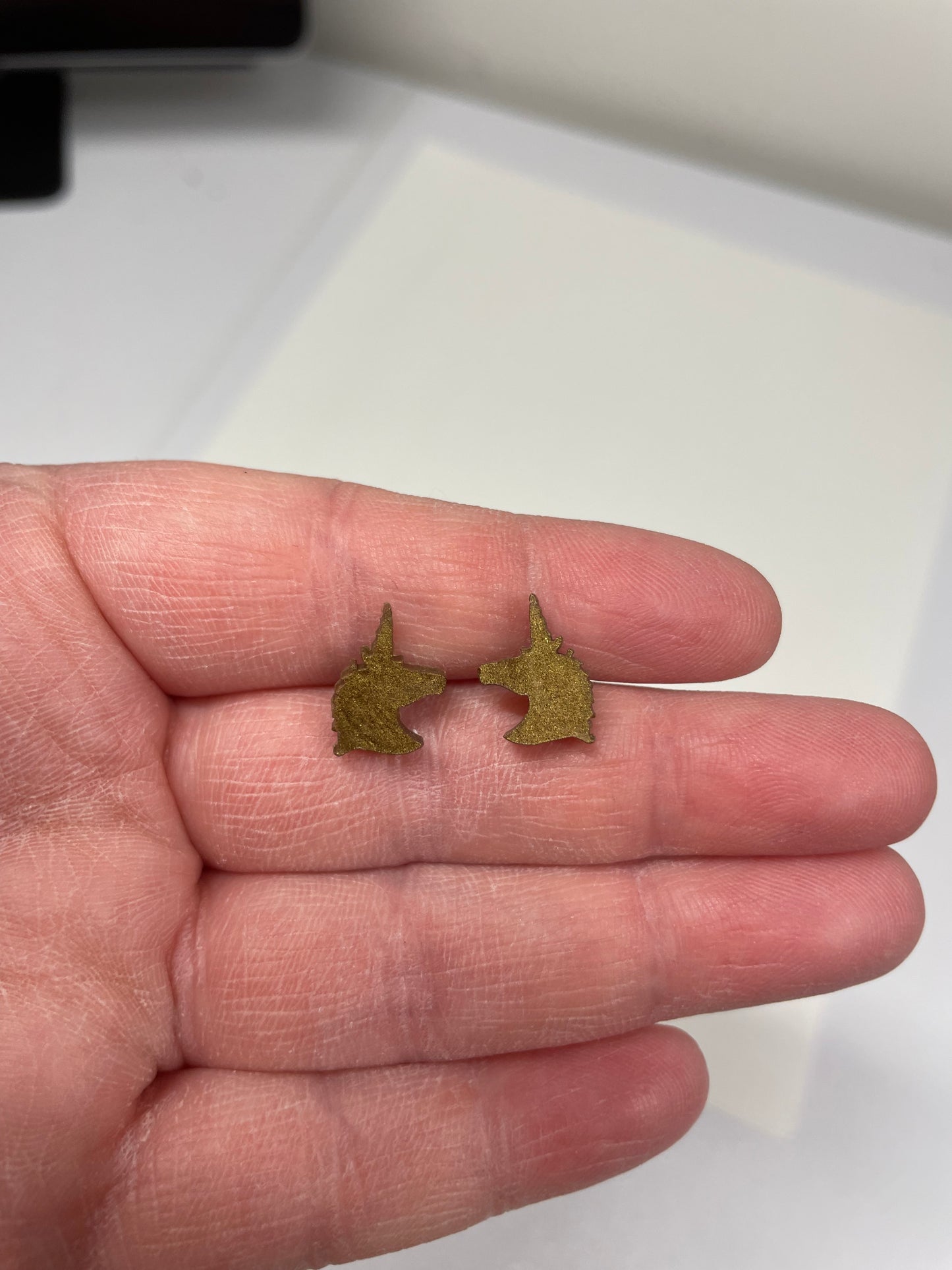 Unicorn Stud Earrings-Nickel Free