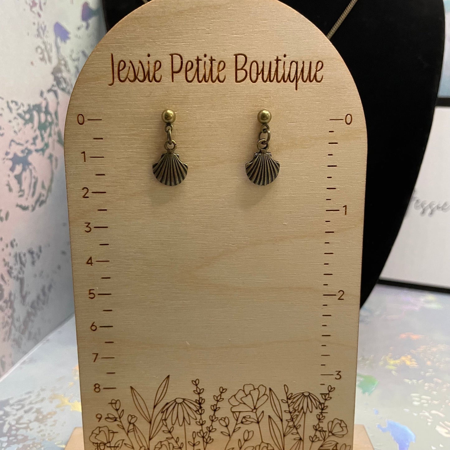 Ensemble Petit Coquillages Bronze 19 pouces