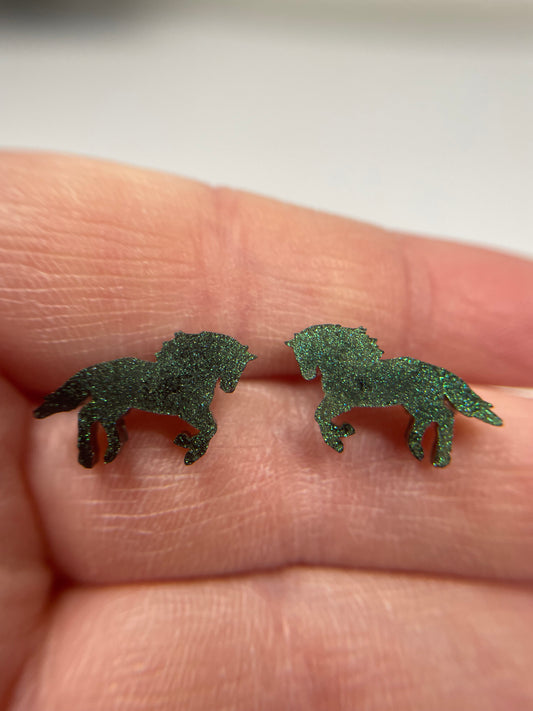 Boutons d’oreille cheval - Sans nickel