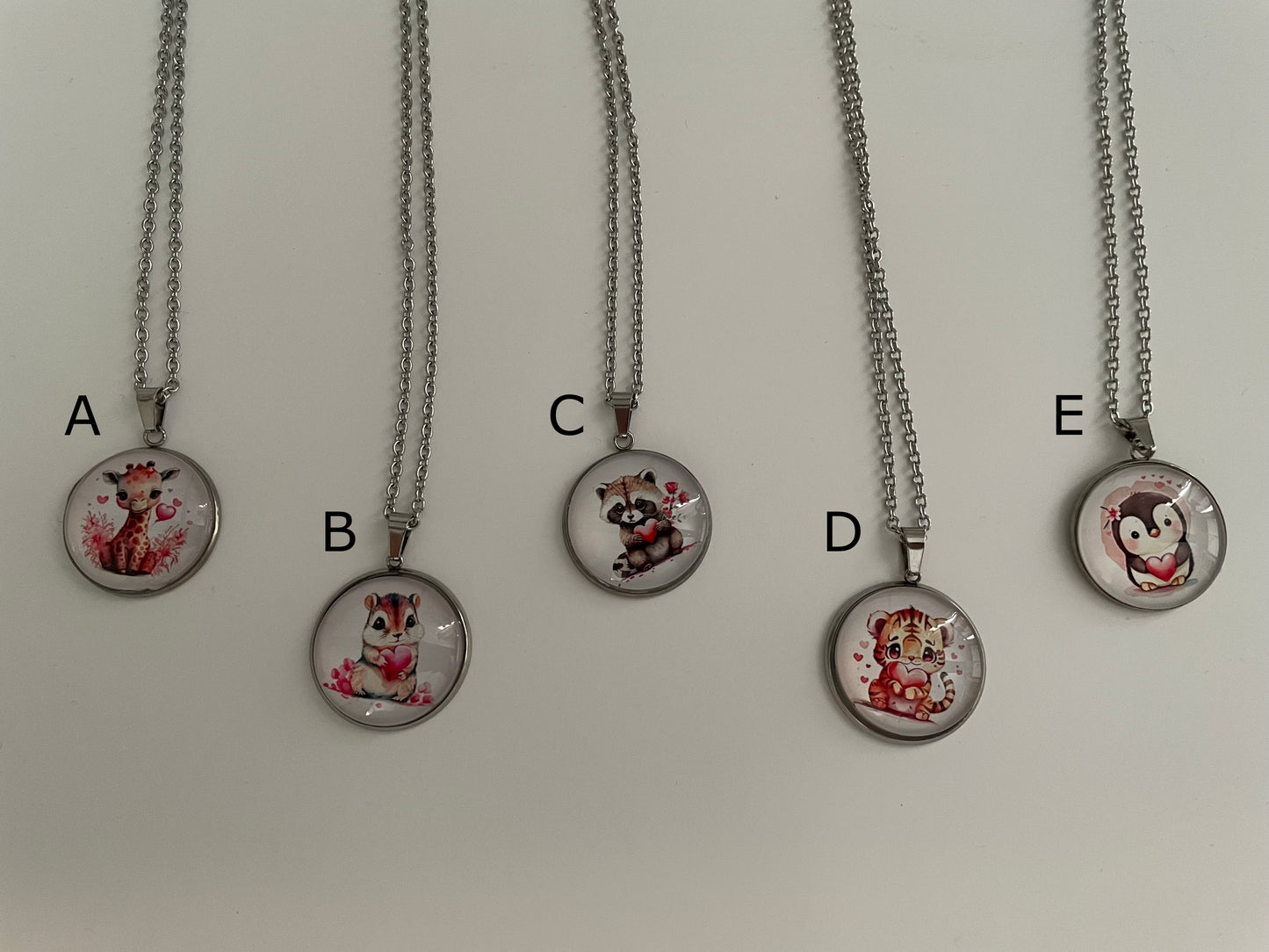 Collier Animal Adorable (Fini Argent)