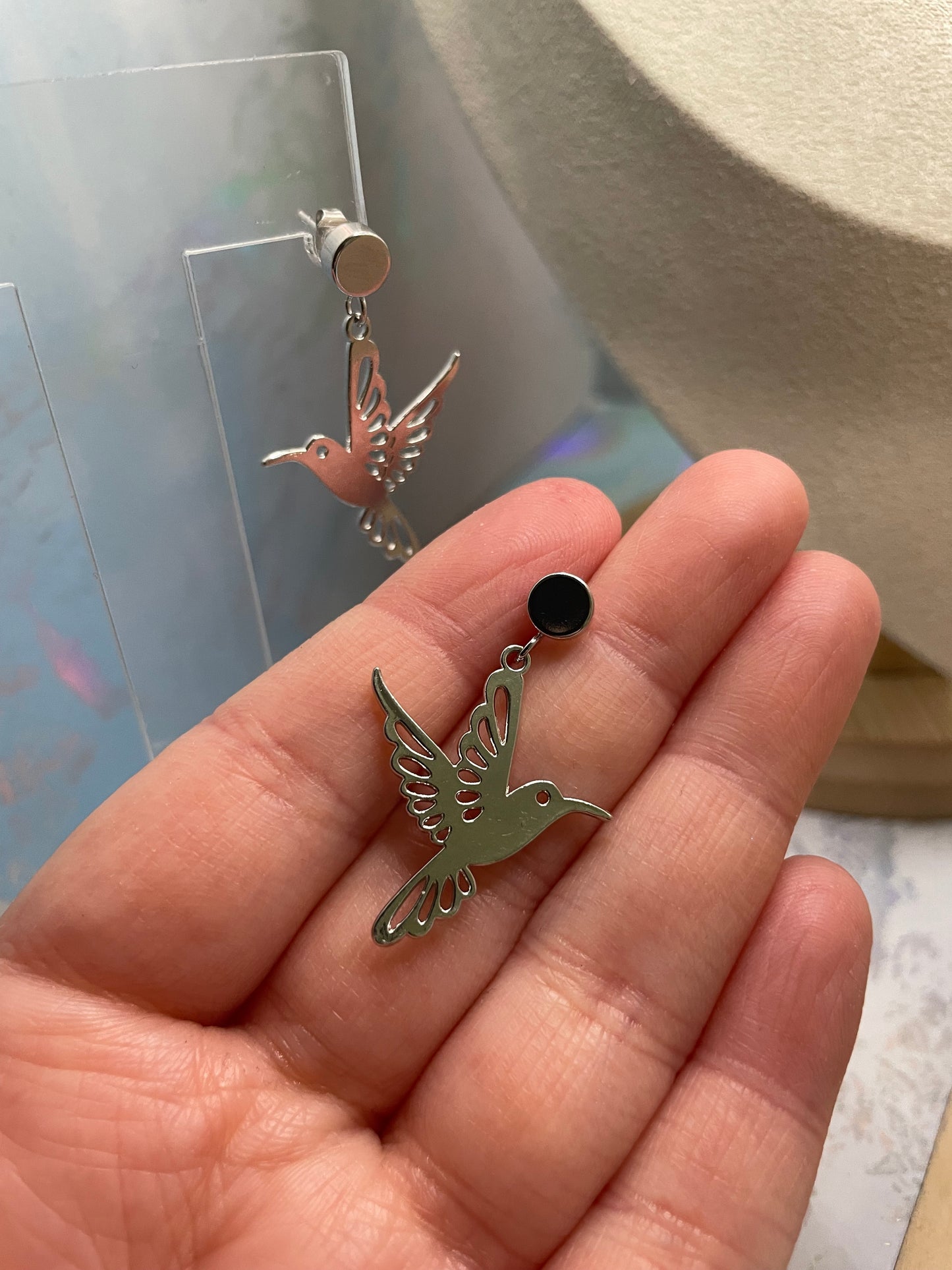 Ensemble de bijoux élégant en forme de colibri