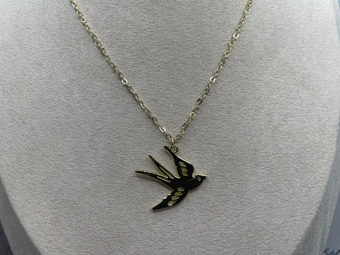 Ensemble de bijoux Chic Gold Bird - 18'' sans nickel