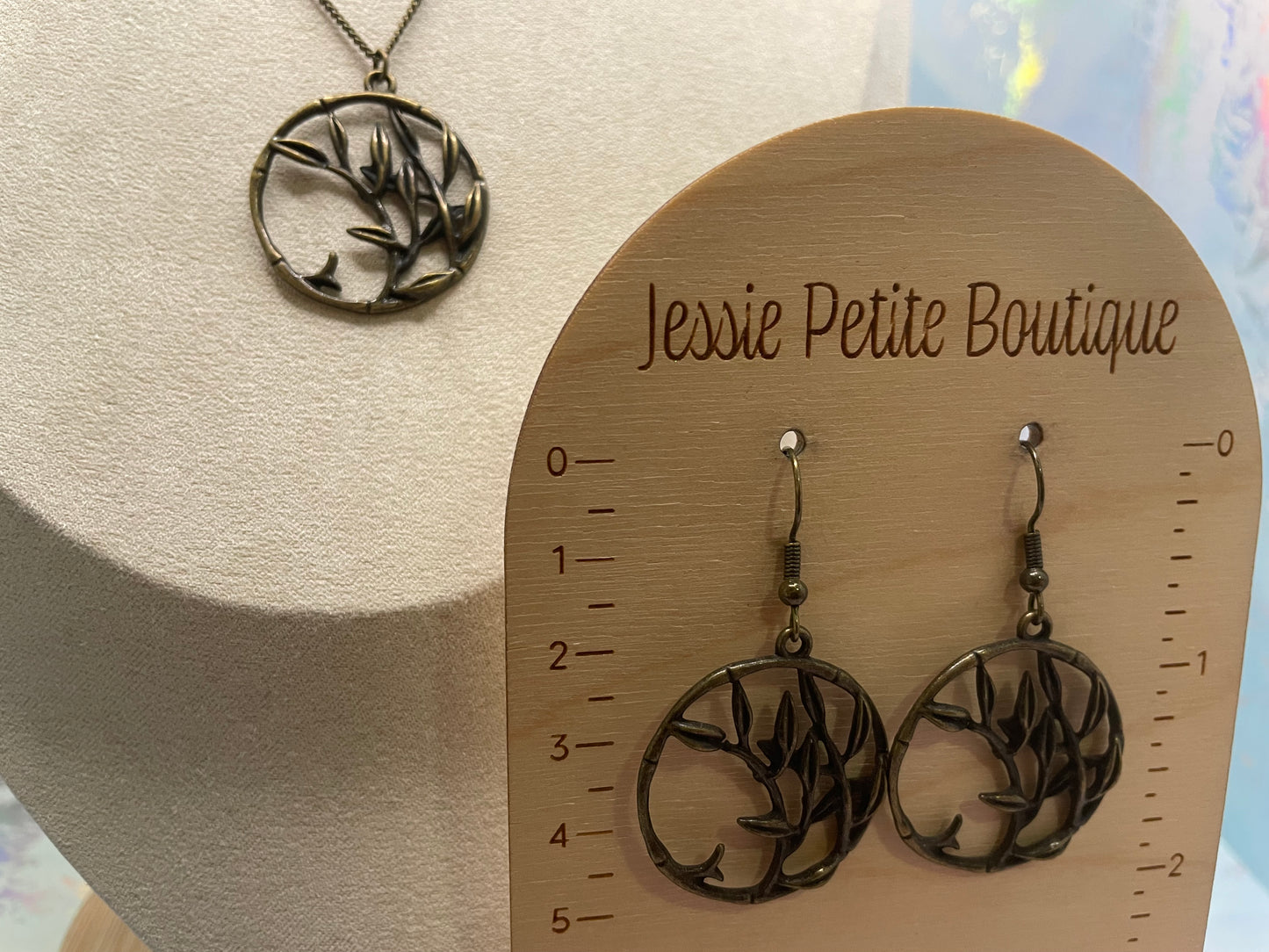 Ensemble Botaniques Circulaires Bronze