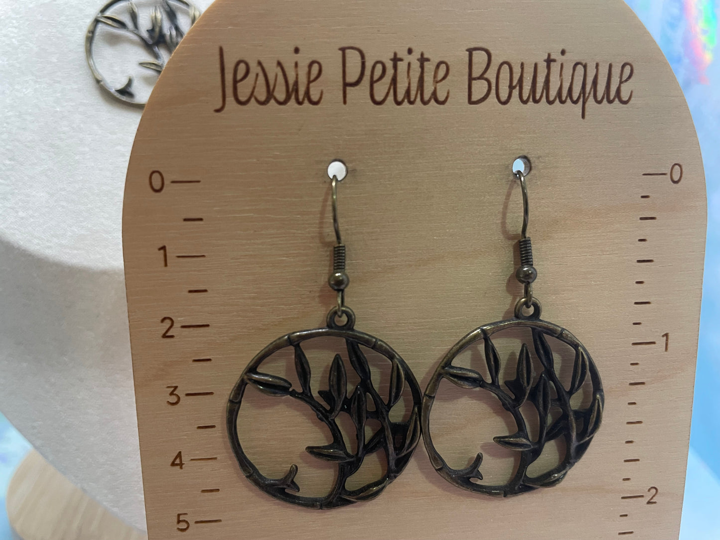 Ensemble Botaniques Circulaires Bronze