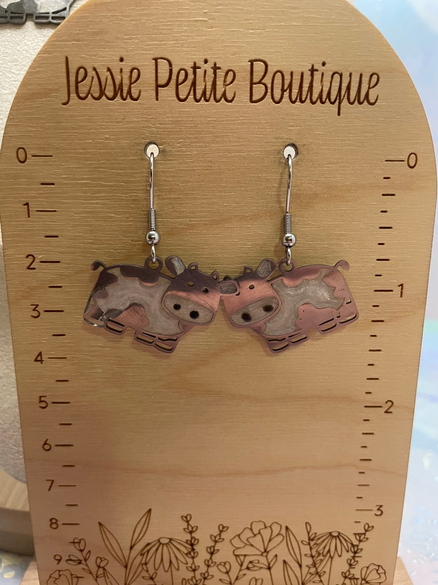 Ensemble Vache en Metal-Acier Inoxydable+Sans Nickel