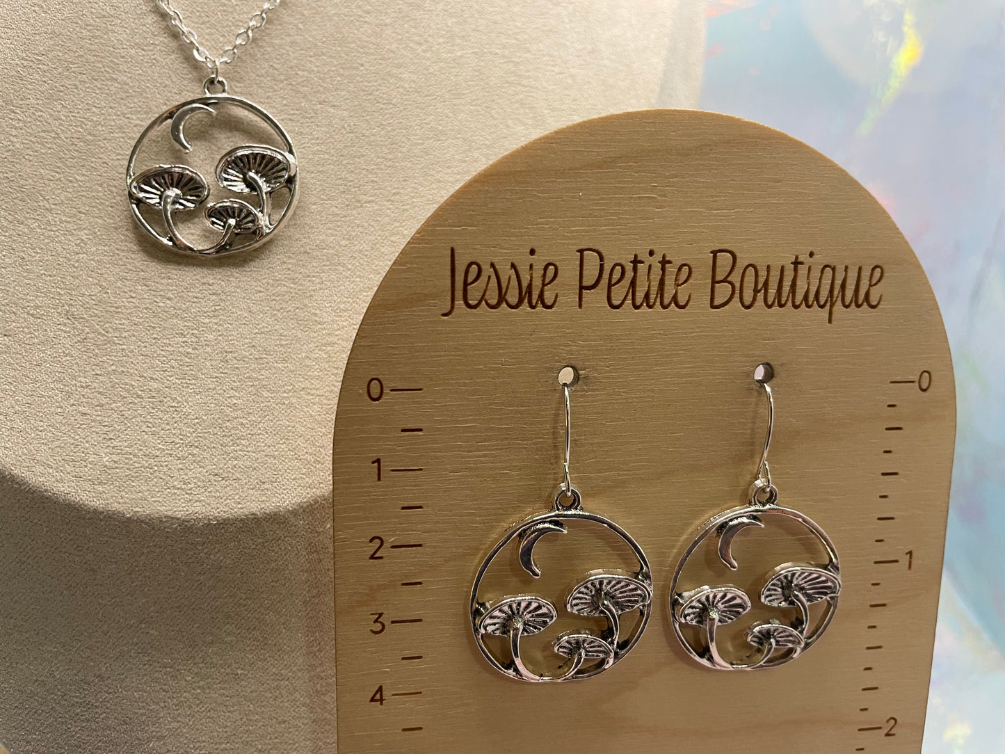 Ensemble Champignons et Lune-Acier Inoxydable+Sans Nickel