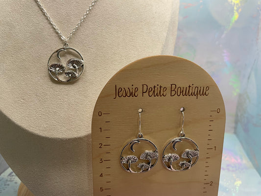 Ensemble Champignons et Lune-Acier Inoxydable+Sans Nickel