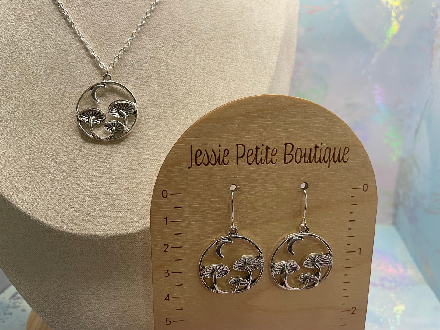 Ensemble Champignons et Lune-Acier Inoxydable+Sans Nickel