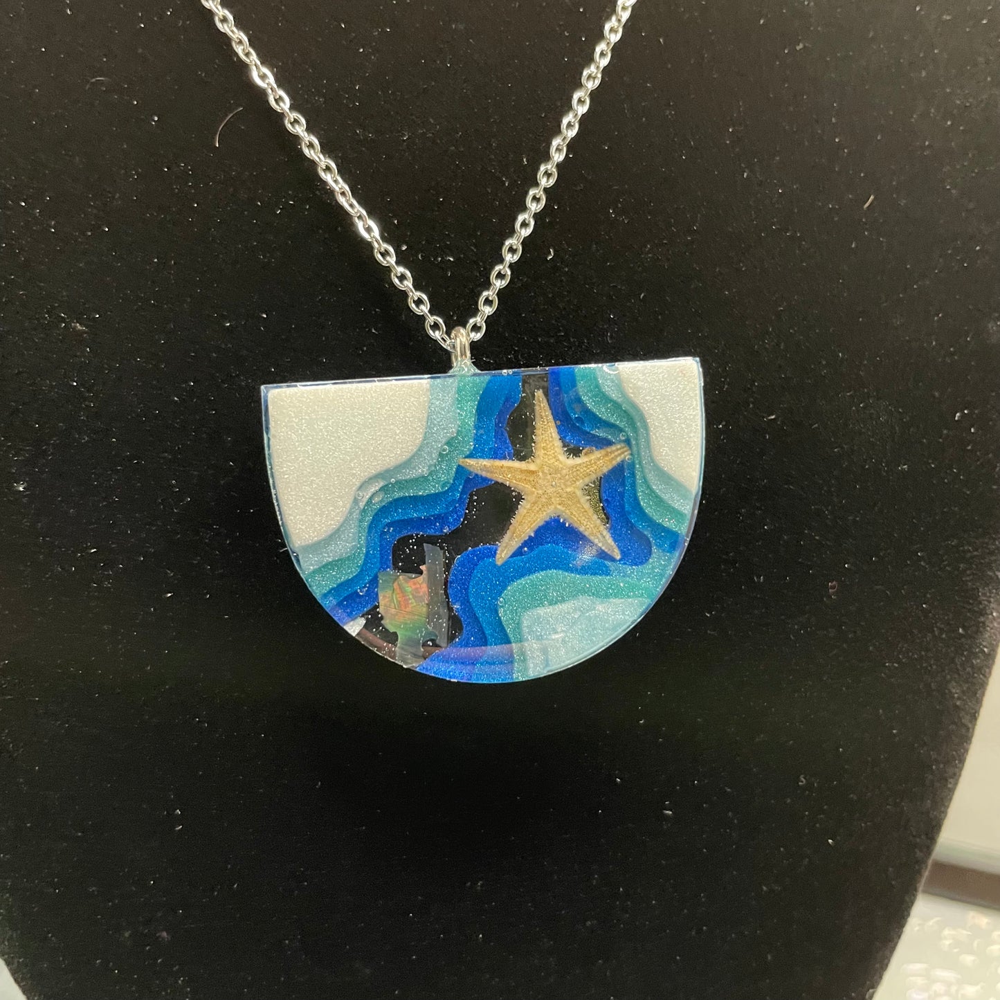 Collier demi-cercle océan 22''-Sans nickel