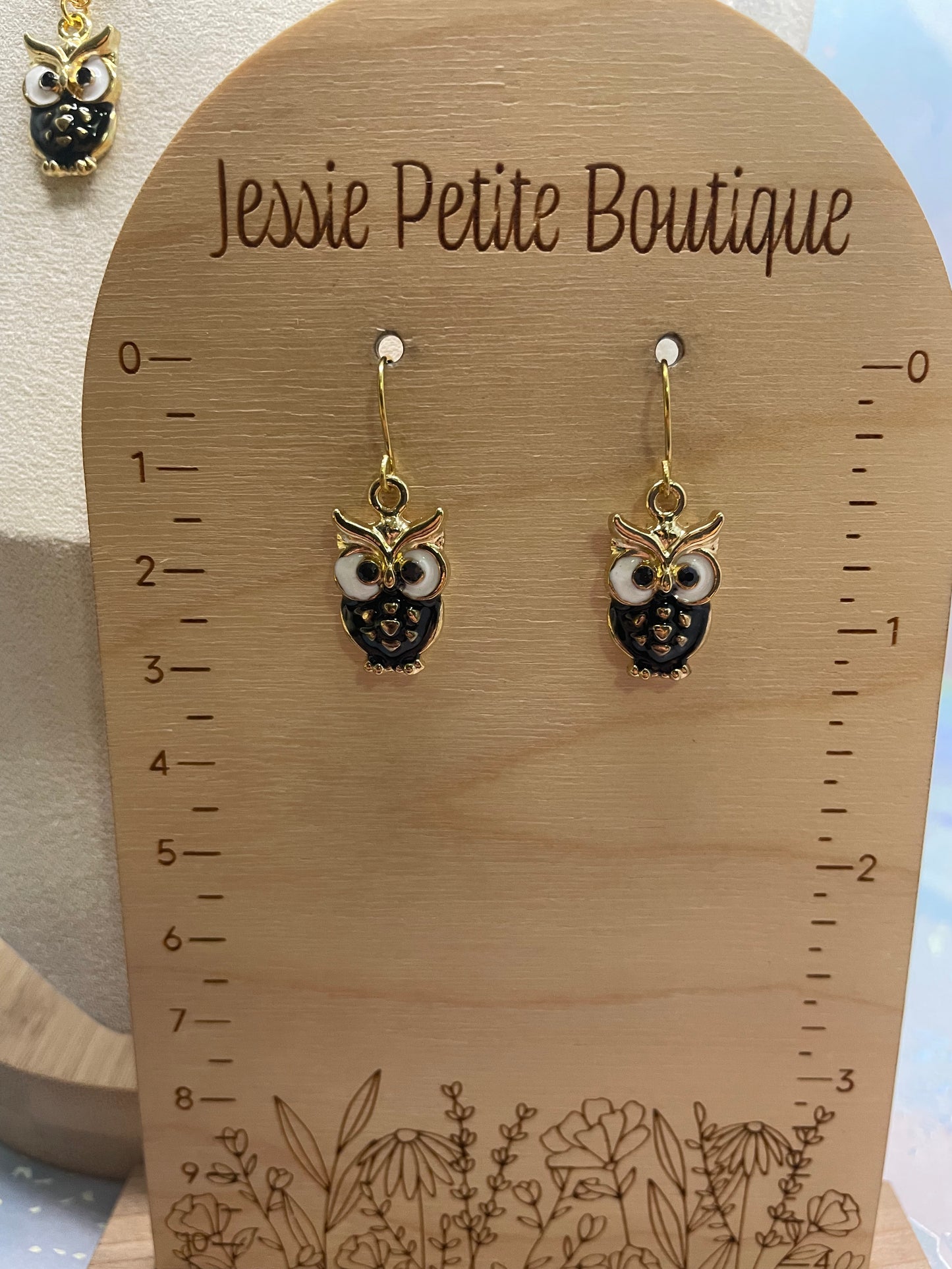 Ensemble Hibou Noir & Or