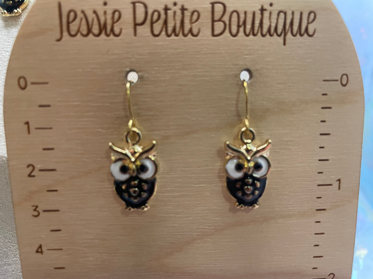 Ensemble Hibou Noir & Or