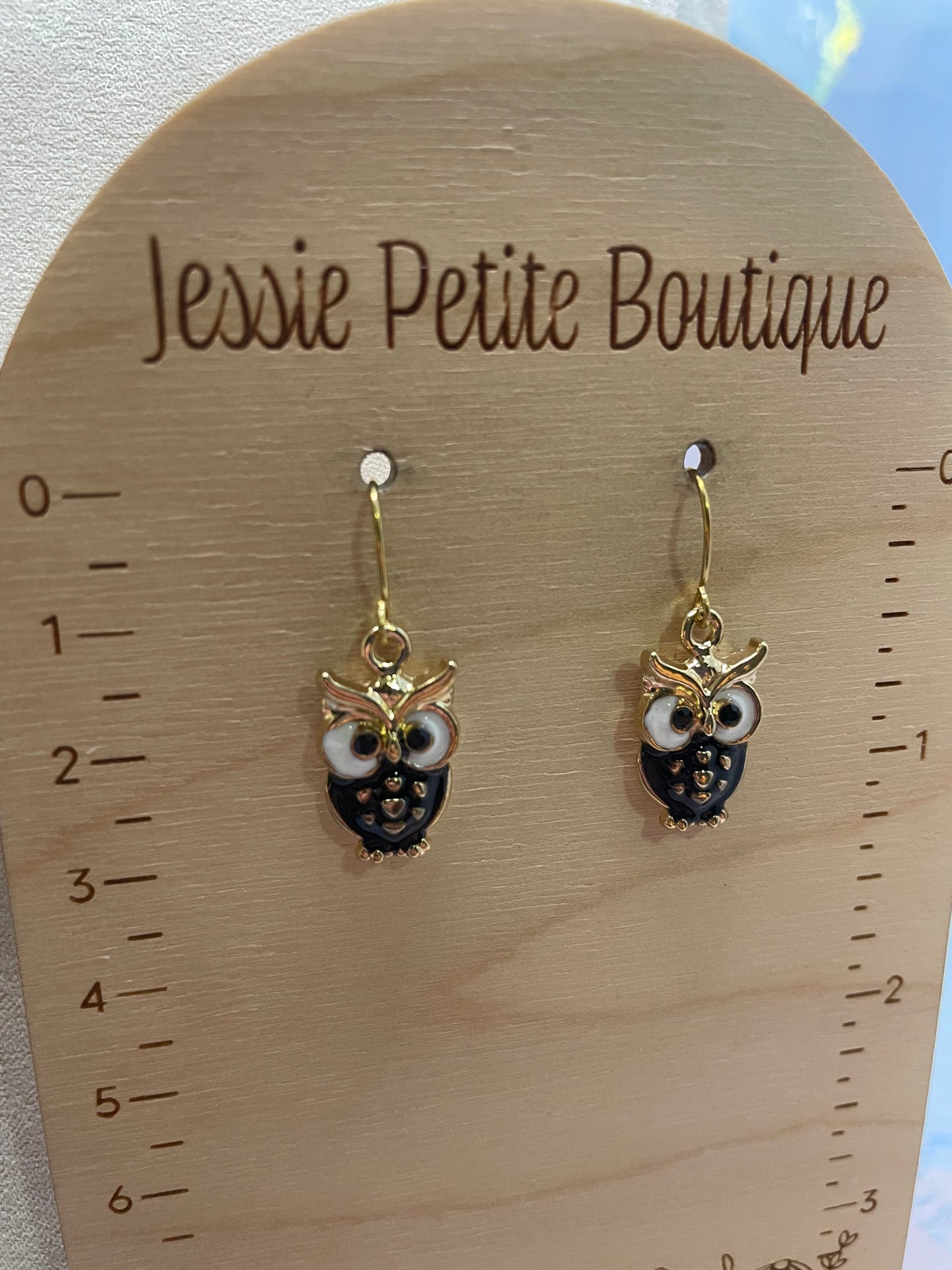 Ensemble Hibou Noir & Or