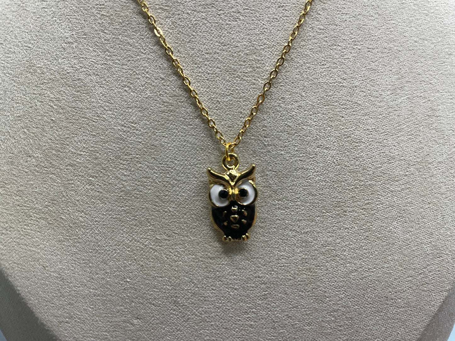 Ensemble Hibou Noir & Or