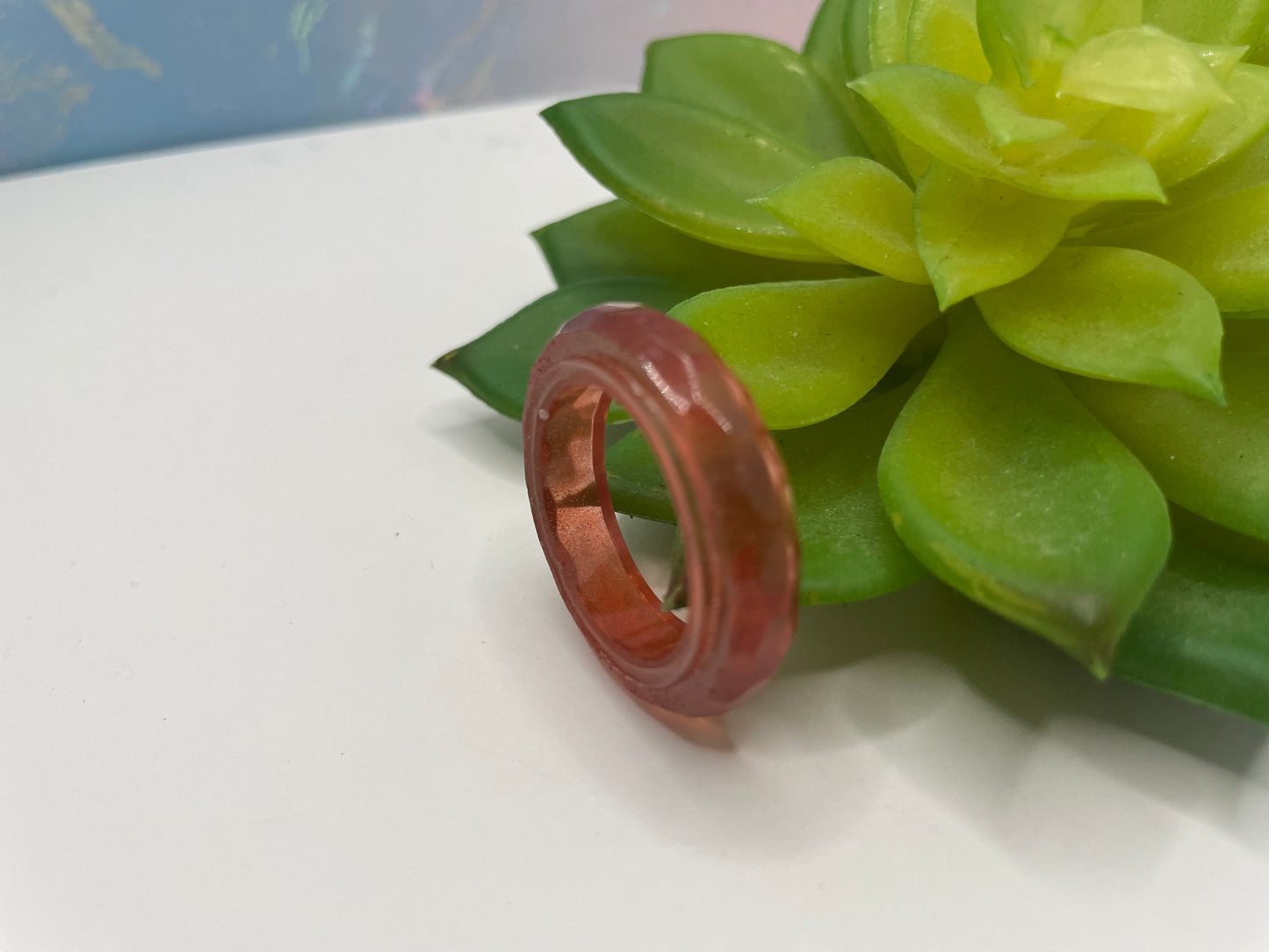 Textured Resin Ring-Size 11½US