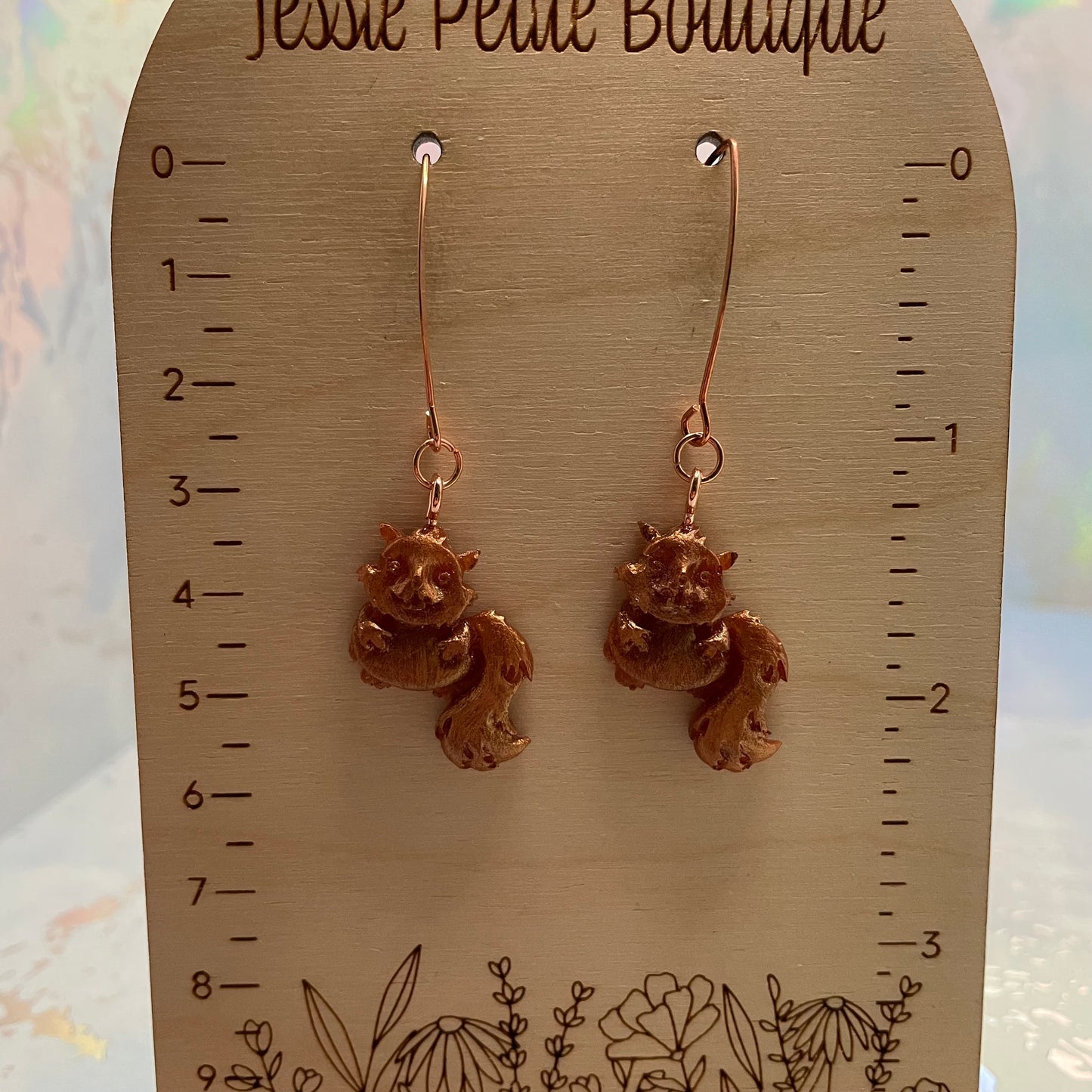 Chipmunks Dangle Earrings