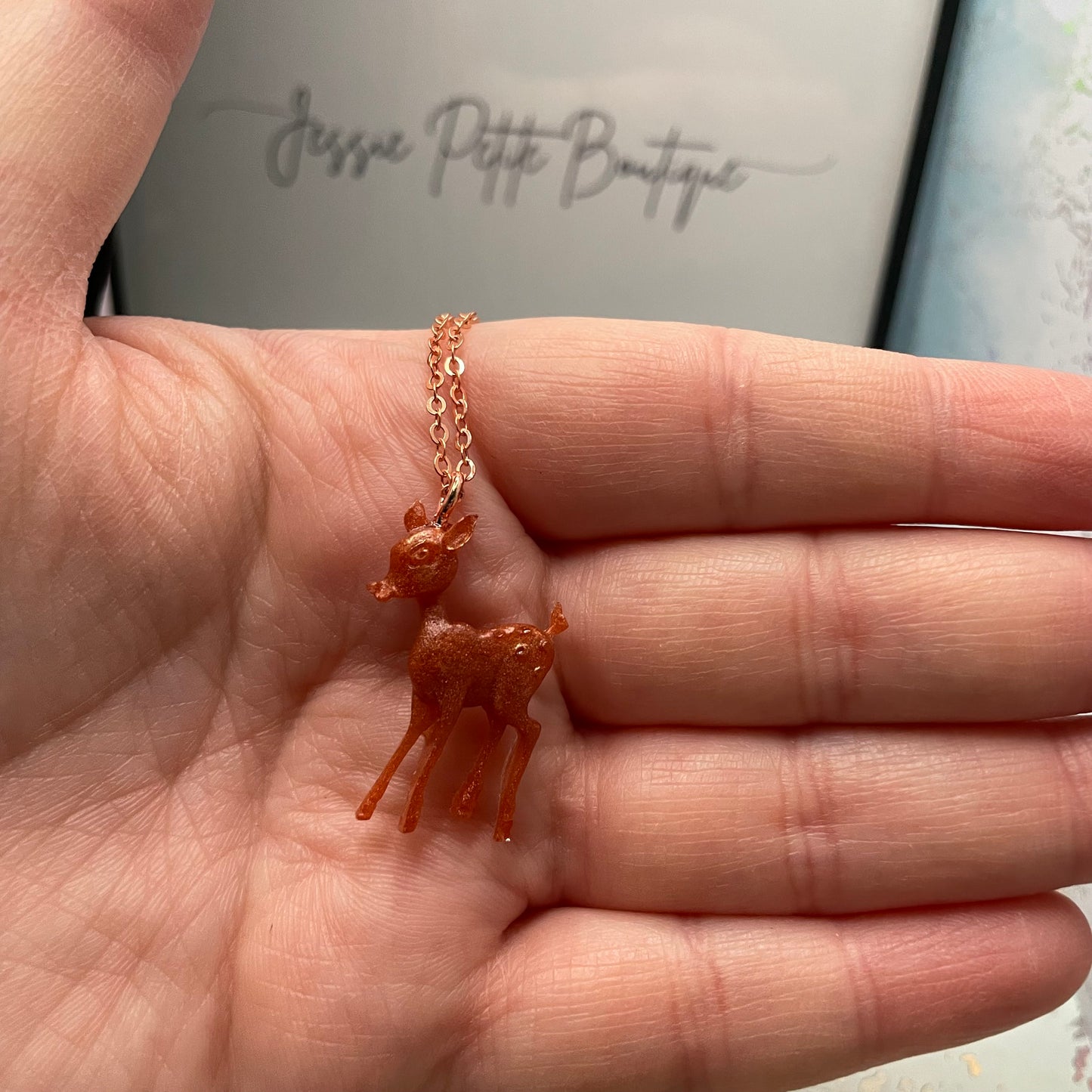 Collier chevreuil-20''Sans nickel