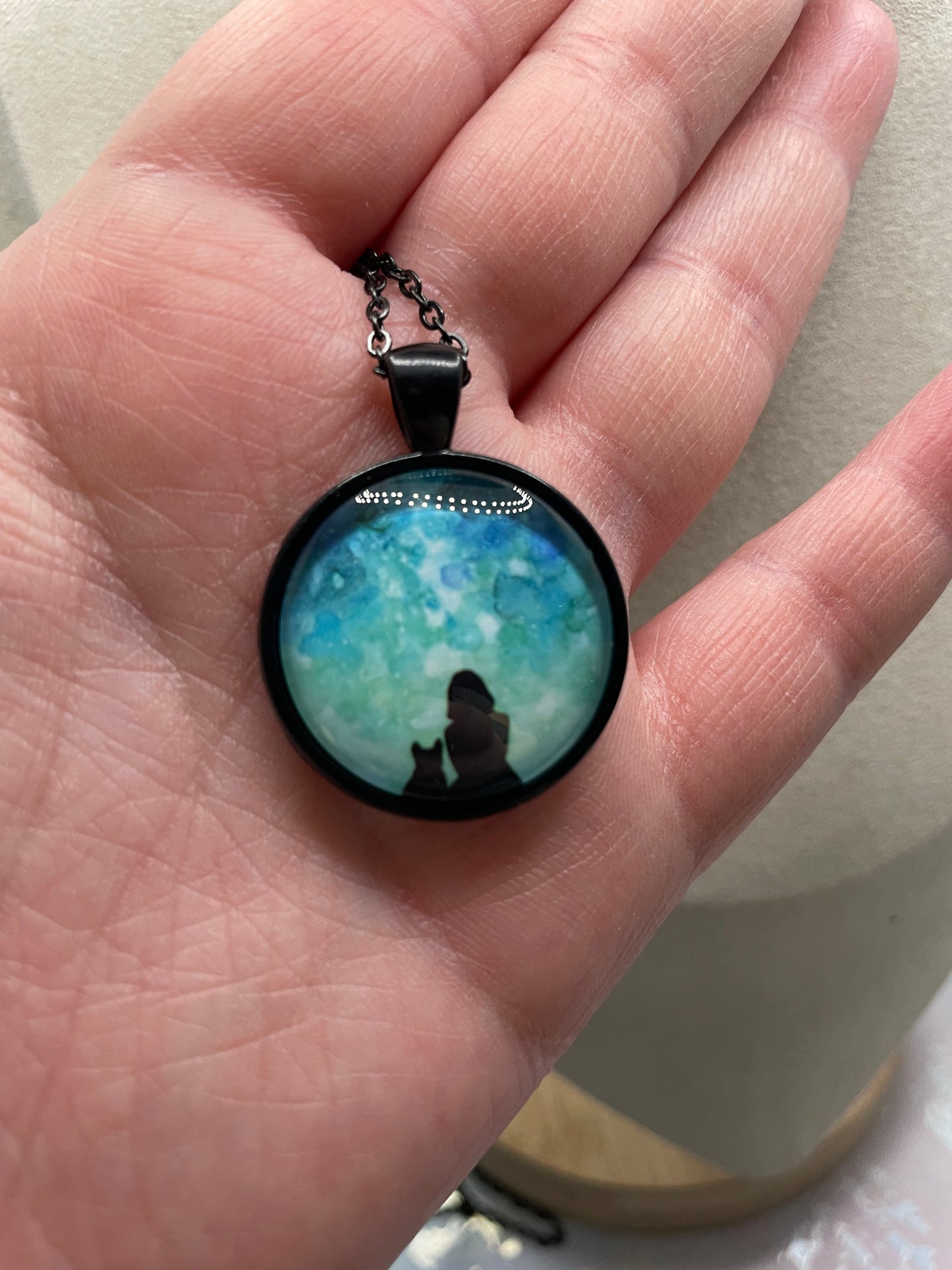 Collier meilleurs amis au clair de lune – Acier inoxydable+sans nickel