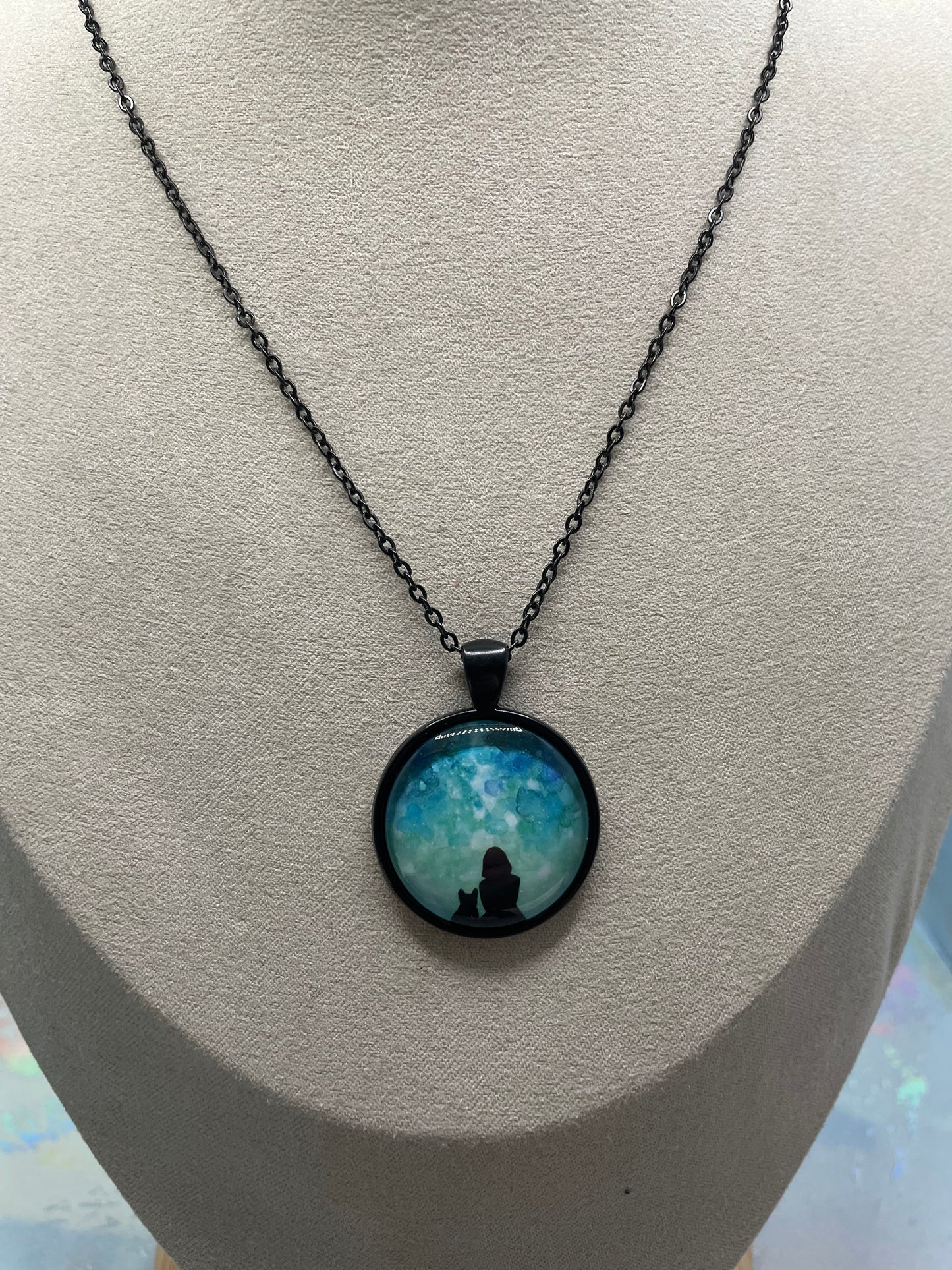 Collier meilleurs amis au clair de lune – Acier inoxydable+sans nickel