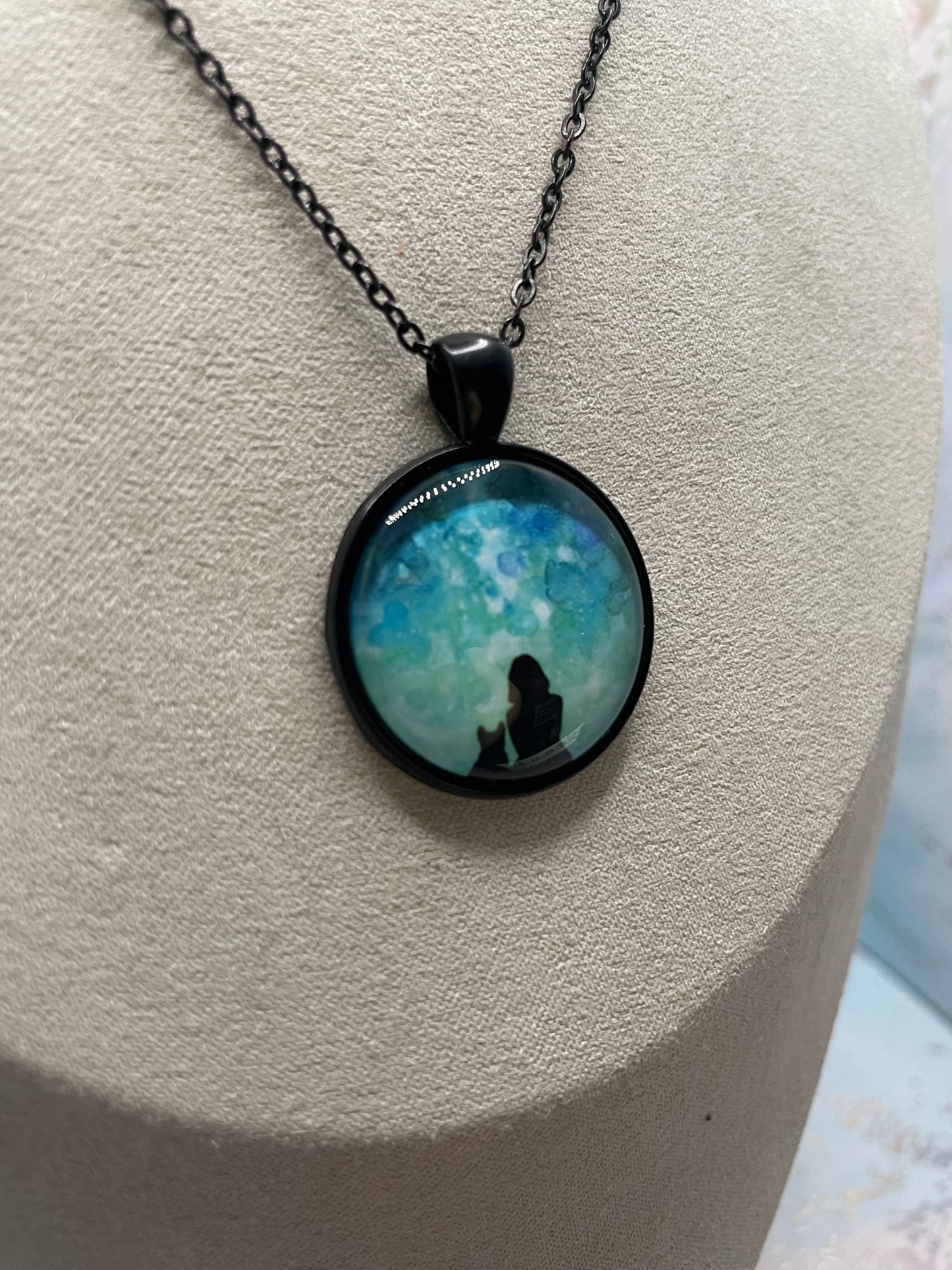 Collier meilleurs amis au clair de lune – Acier inoxydable+sans nickel