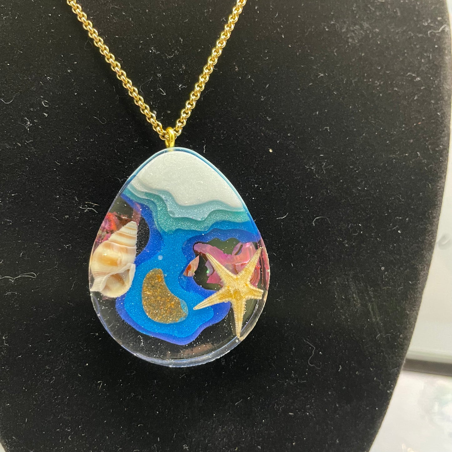 Collier Goutte Ocean 25'' - Acier Inoxydable