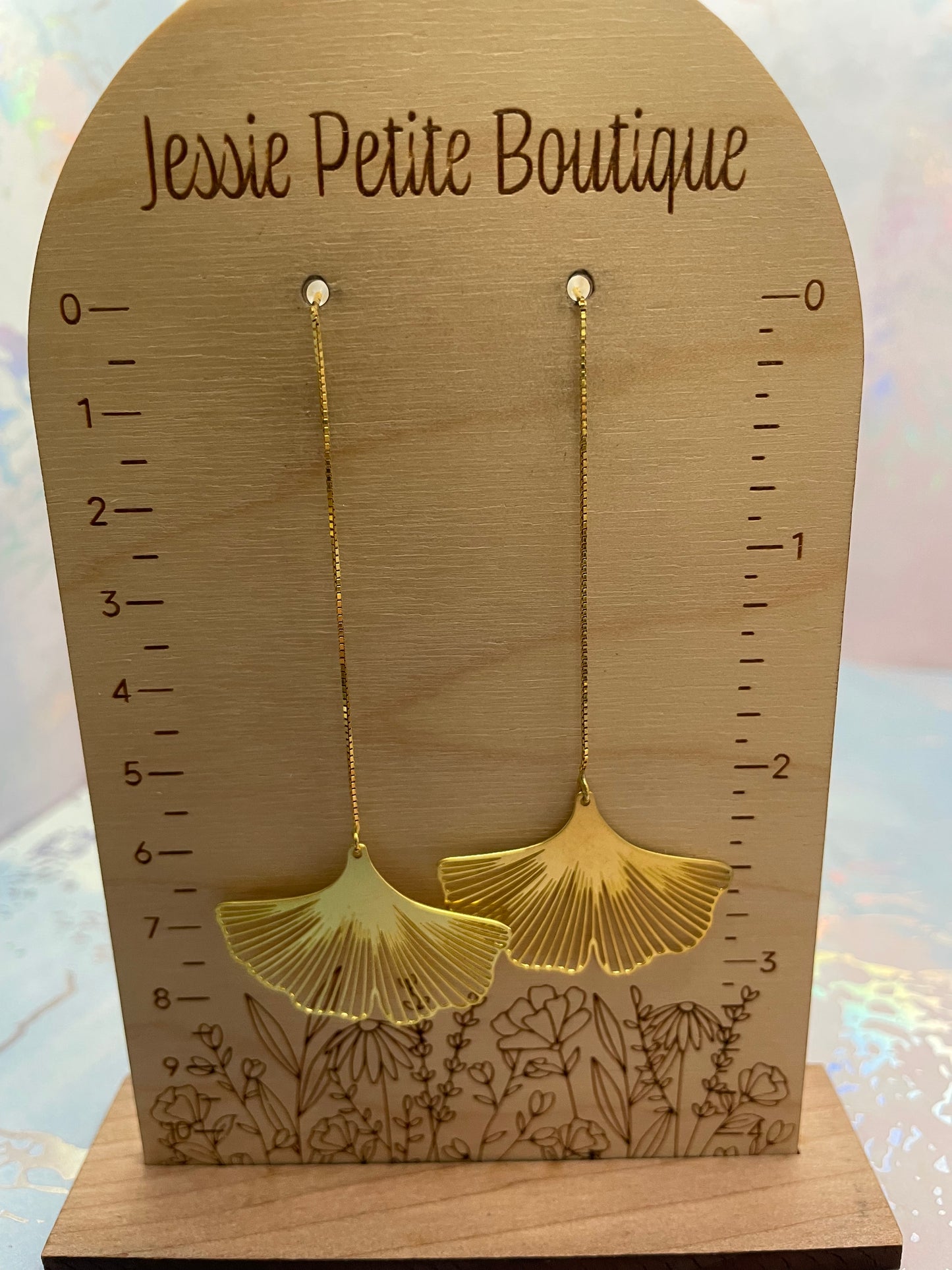 Boucles d’oreilles Feuille de Gecko