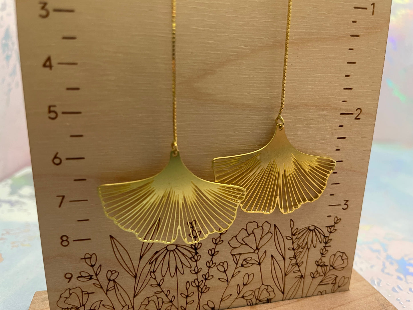 Boucles d’oreilles Feuille de Gecko