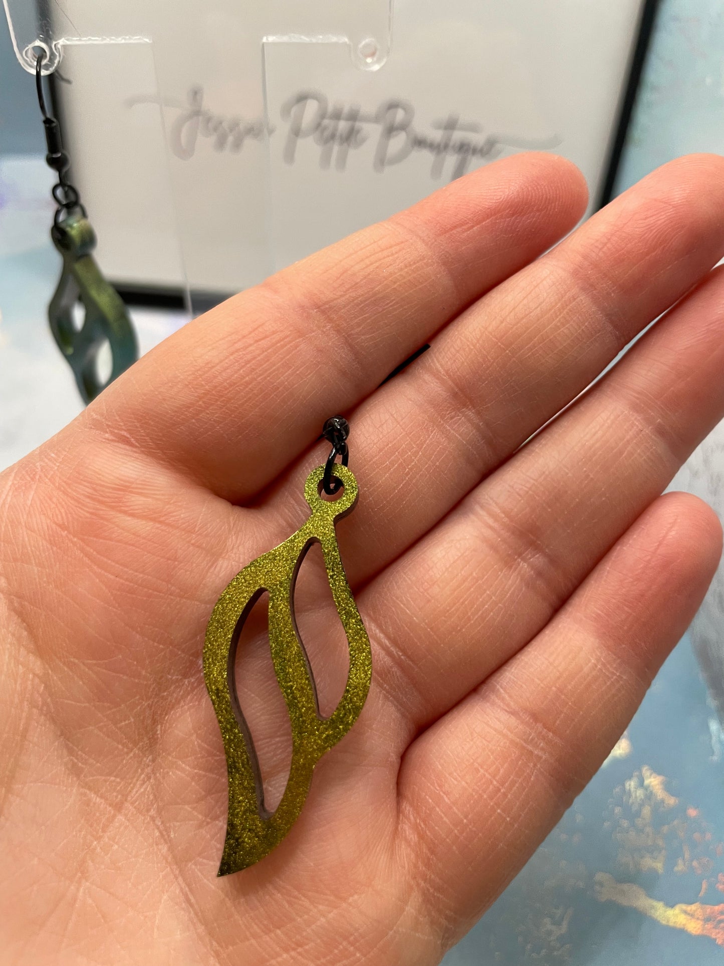 Boucles d'oreilles Caméléon Or Petites Ailes du Ciel