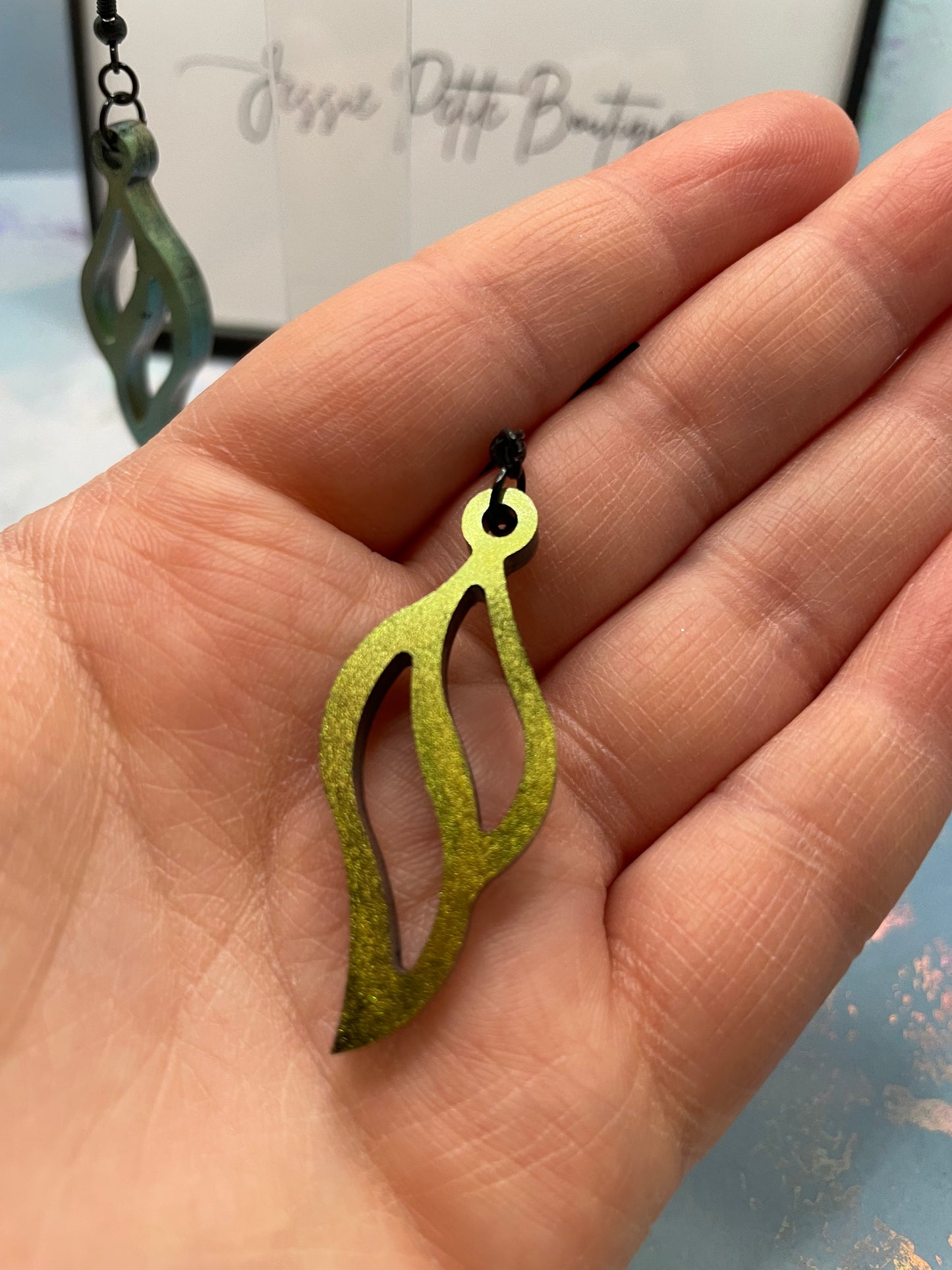 Boucles d'oreilles Caméléon Or Petites Ailes du Ciel