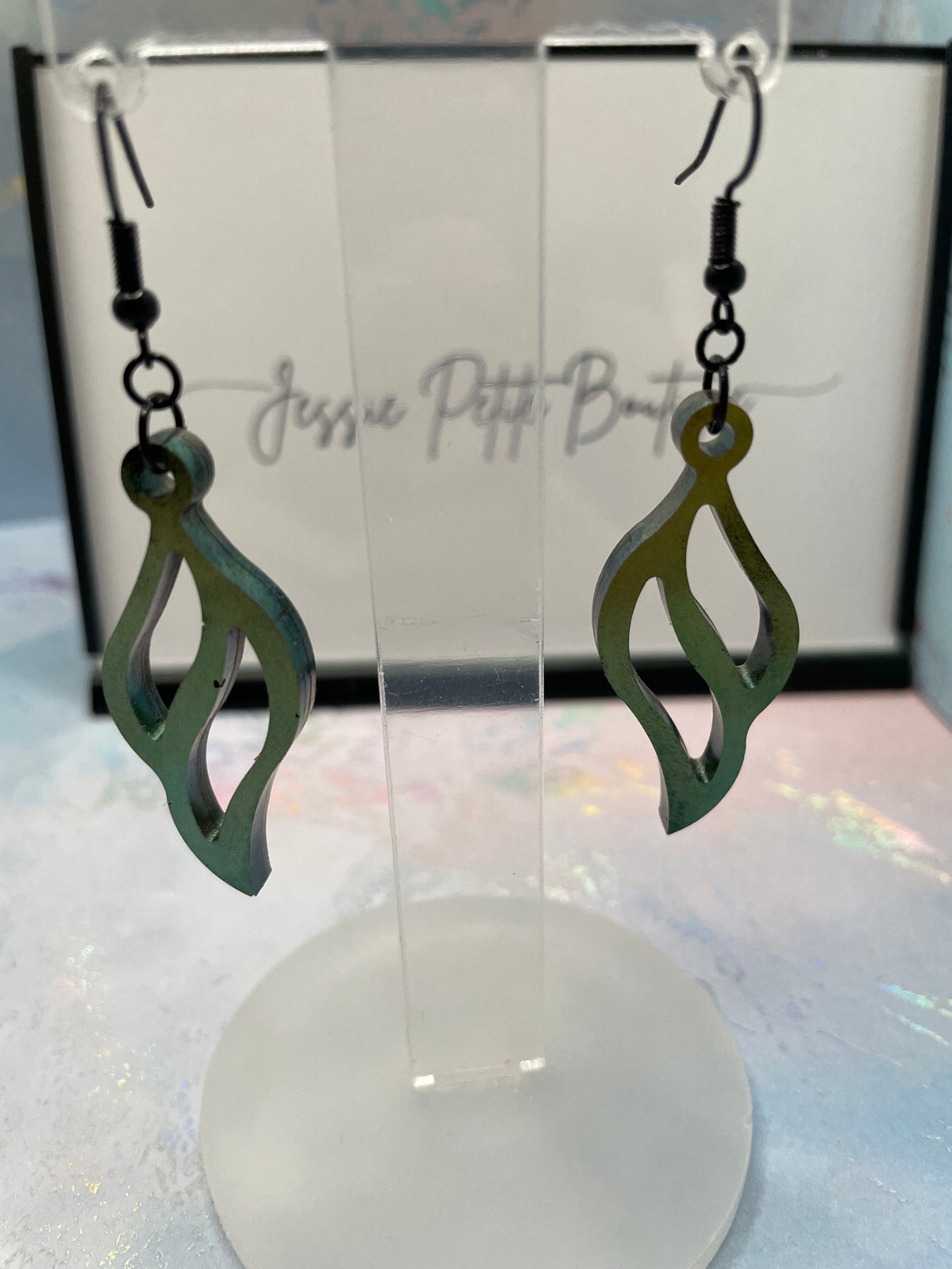 Boucles d'oreilles Caméléon Or Petites Ailes du Ciel