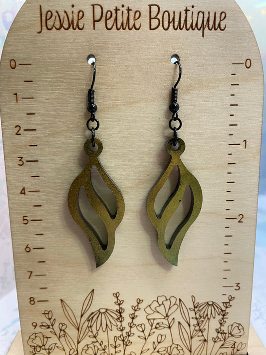 Boucles d'oreilles Caméléon Or Petites Ailes du Ciel