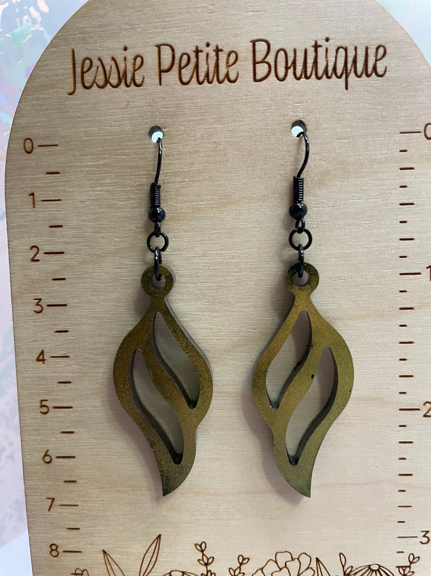 Boucles d'oreilles Caméléon Or Petites Ailes du Ciel