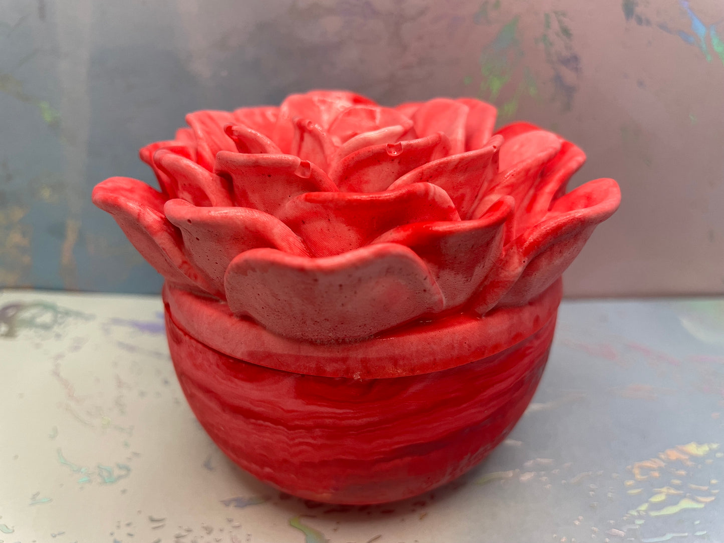 Contenant Fleur en Éco-Résine – Pièce Imparfaite