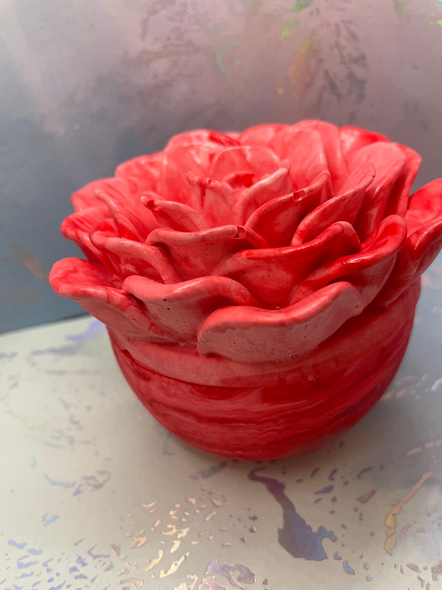 Contenant Fleur en Éco-Résine – Pièce Imparfaite