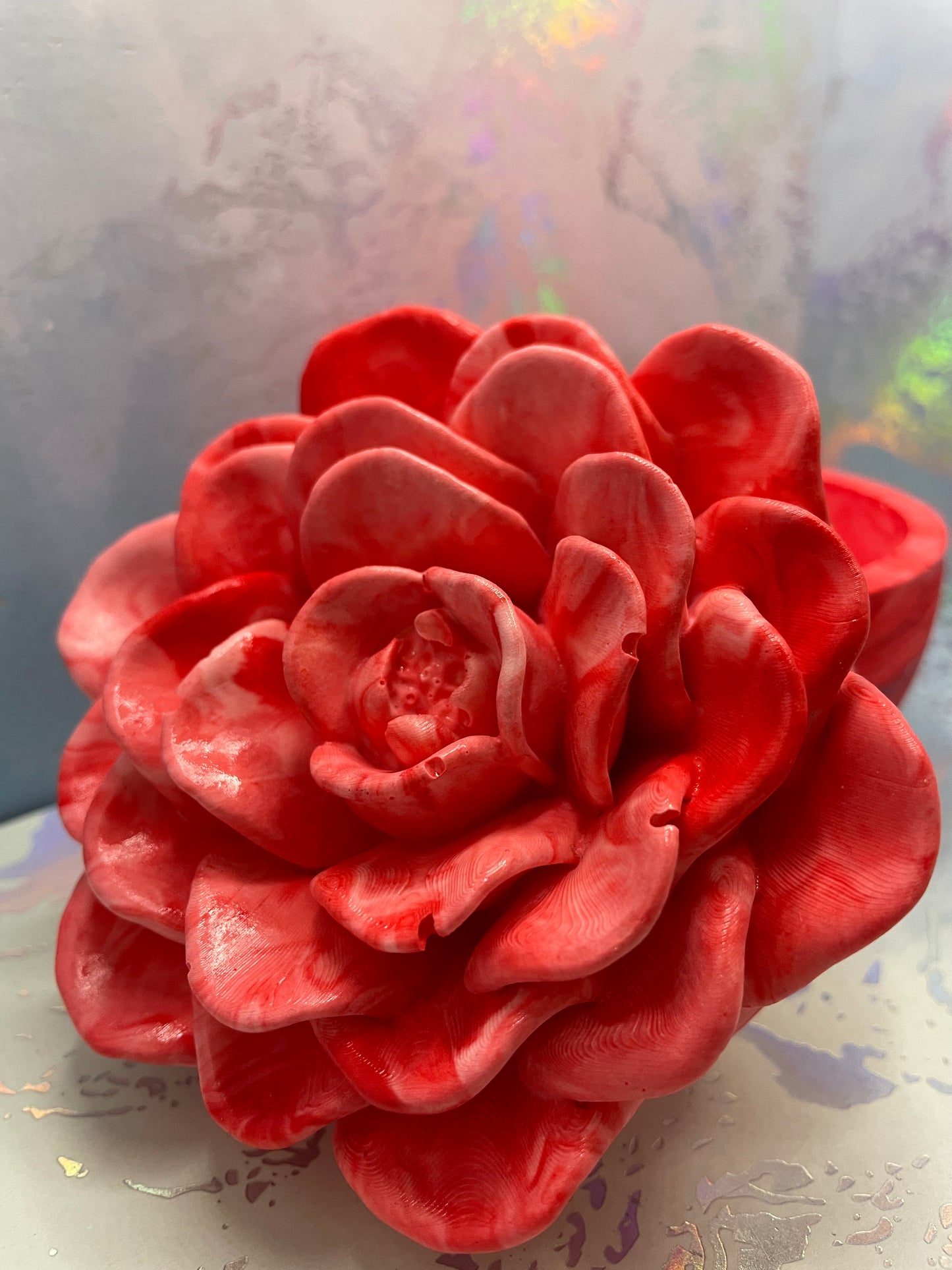 Contenant Fleur en Éco-Résine – Pièce Imparfaite