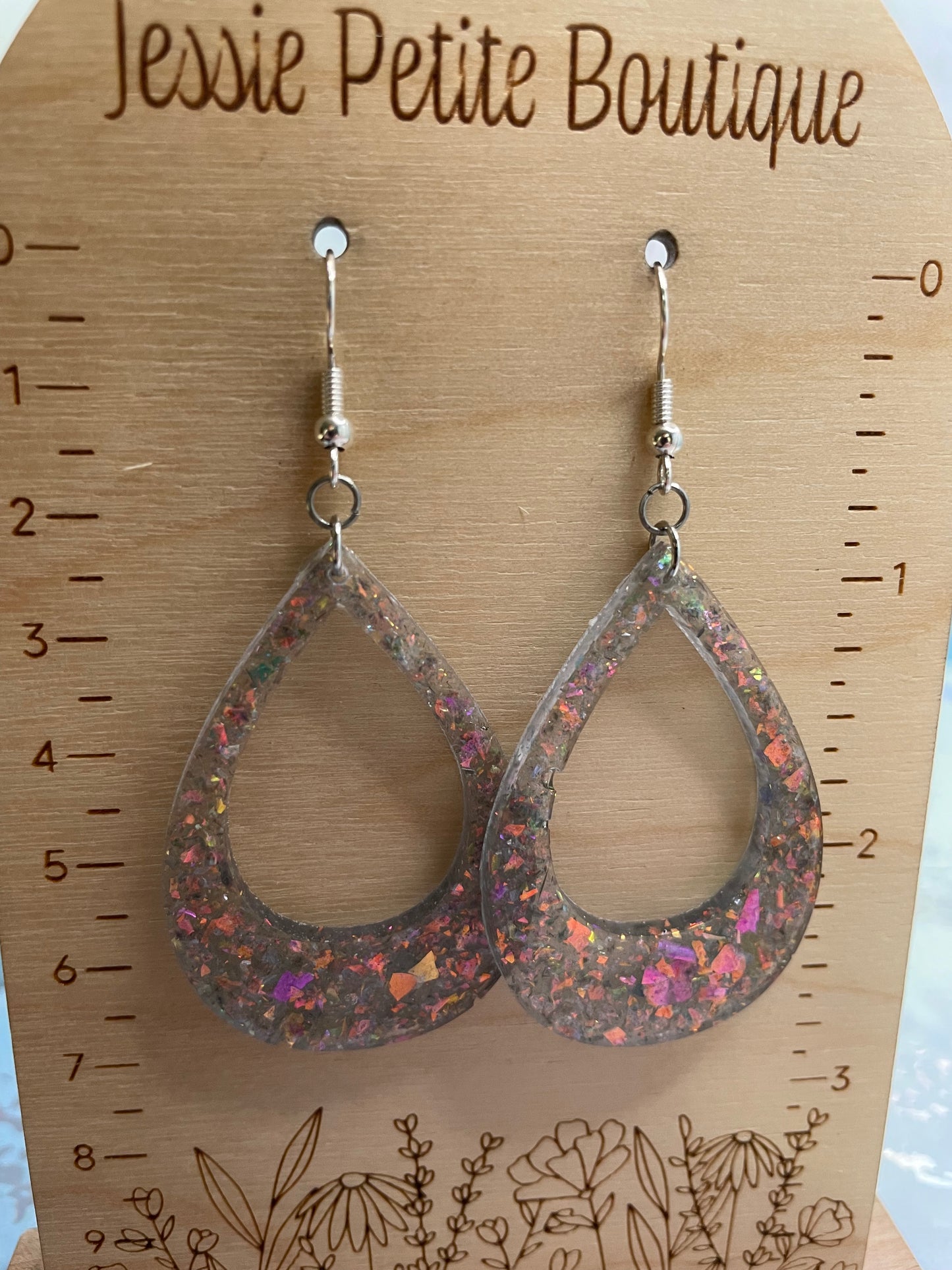 Boucles d’oreilles goutte scintillante-Sans Nickel