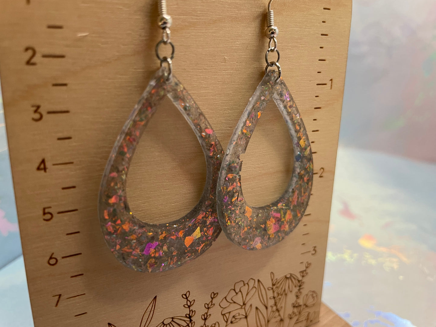 Boucles d’oreilles goutte scintillante-Sans Nickel