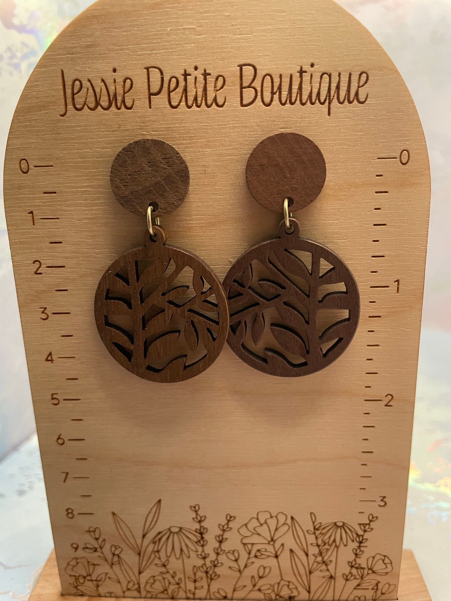 Woodland Leaf Cutout Earrings